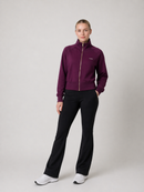 Full Zip Sweatshirt - Plum