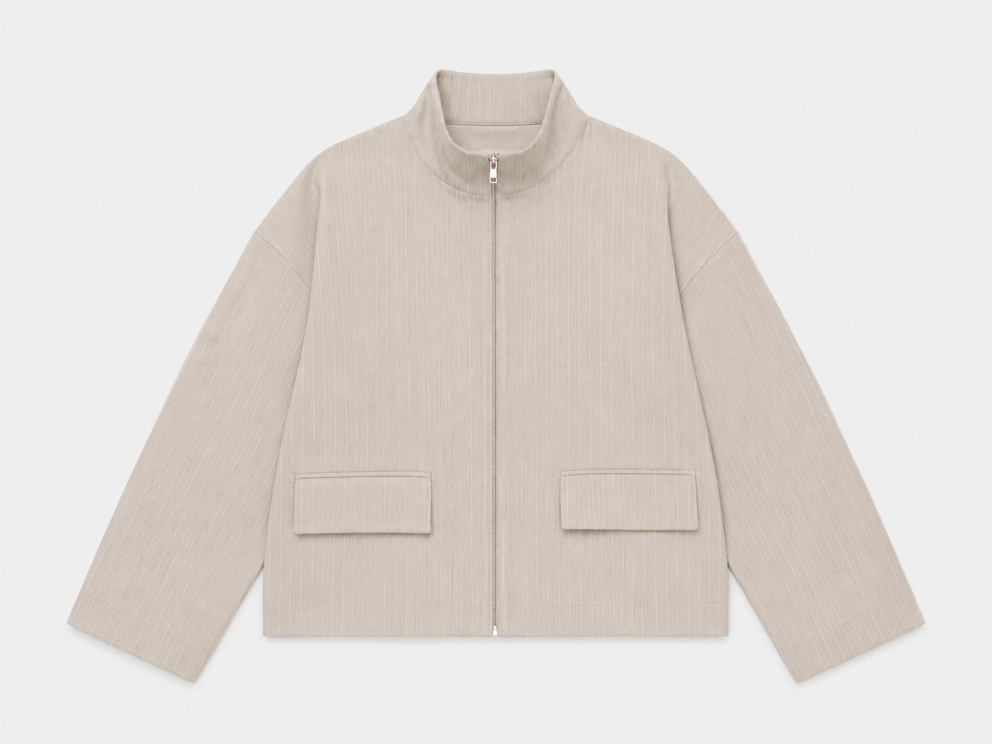Tailored Track Jacket - Stone