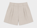 High Waist Shorts - Stone