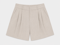 High Waist Shorts - Stone