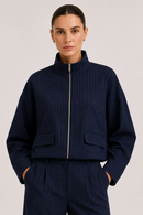Tailored Track Jacket - Blue