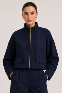 Tailored Track Jacket - Blue