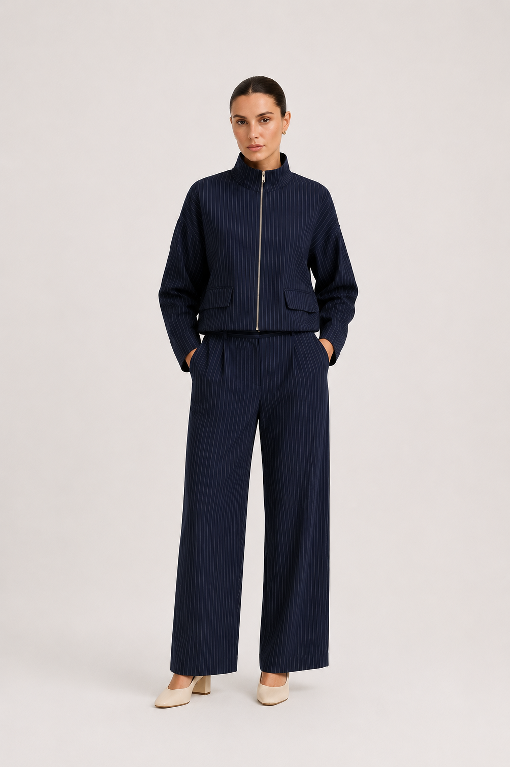 Tailored Track Trousers - Blue