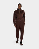 Full Zip Sweatshirt - Brown