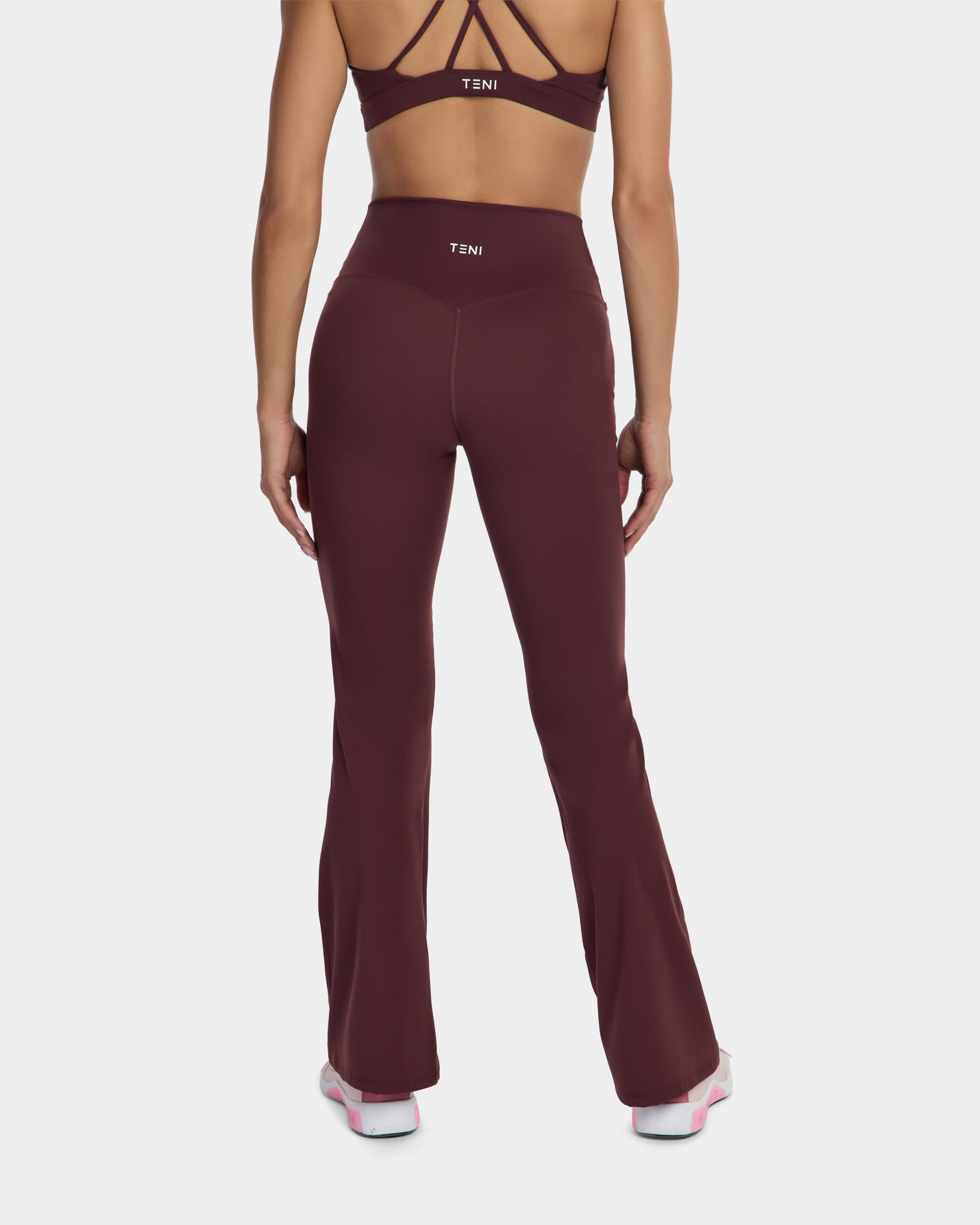 High Rise Yoga Pants 27" -  Dark Mauve