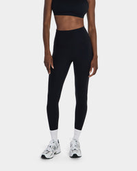 High Rise 7/8 Leggings -  Black