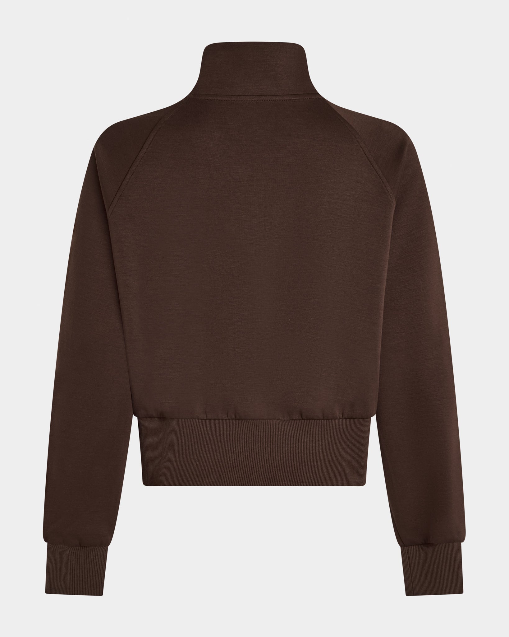 Full Zip Sweatshirt - Brown