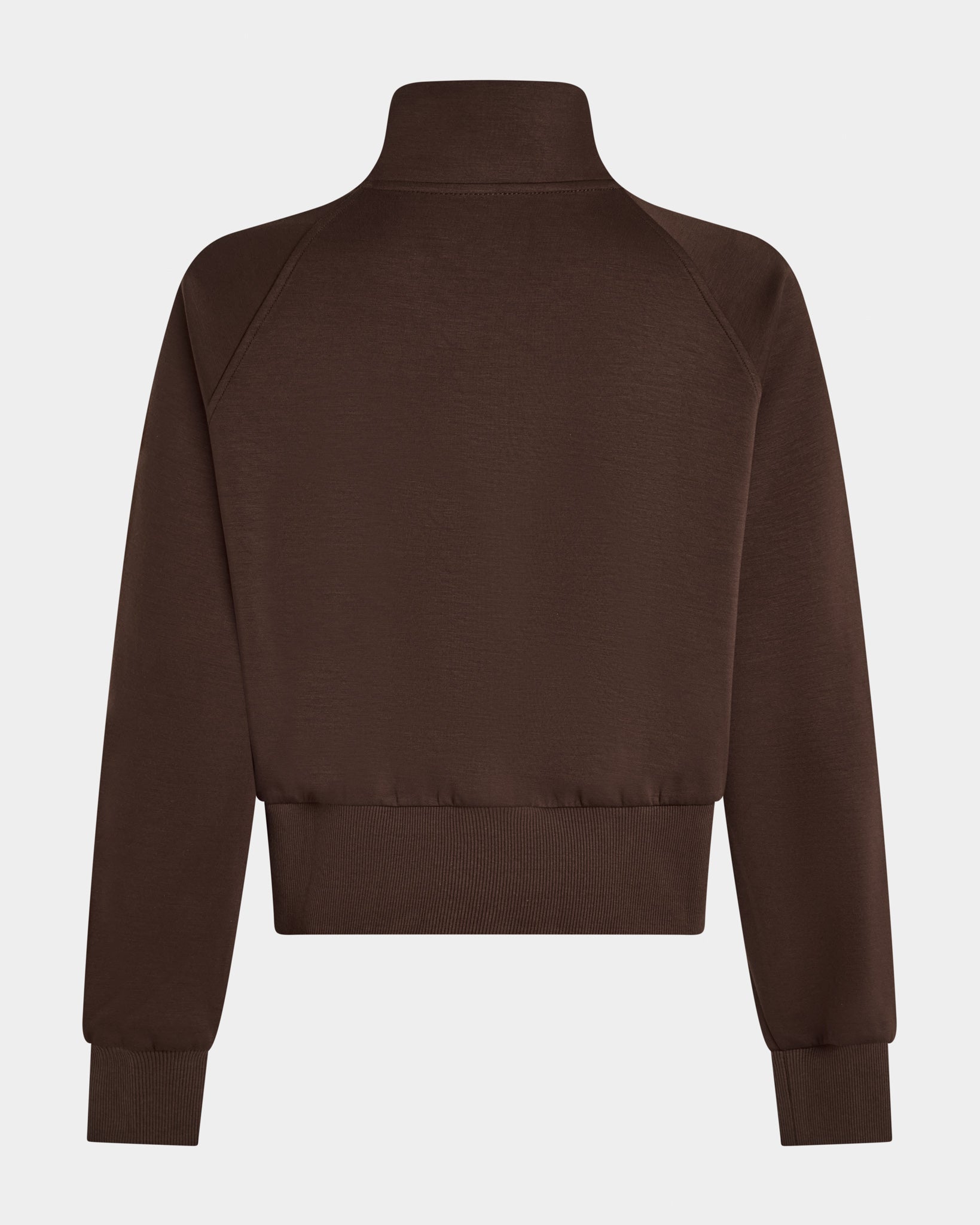 Full Zip Sweatshirt - Brown