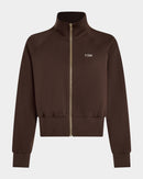 Full Zip Sweatshirt - Brown