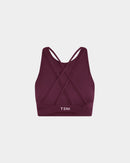 Sports Bra - Burgundy