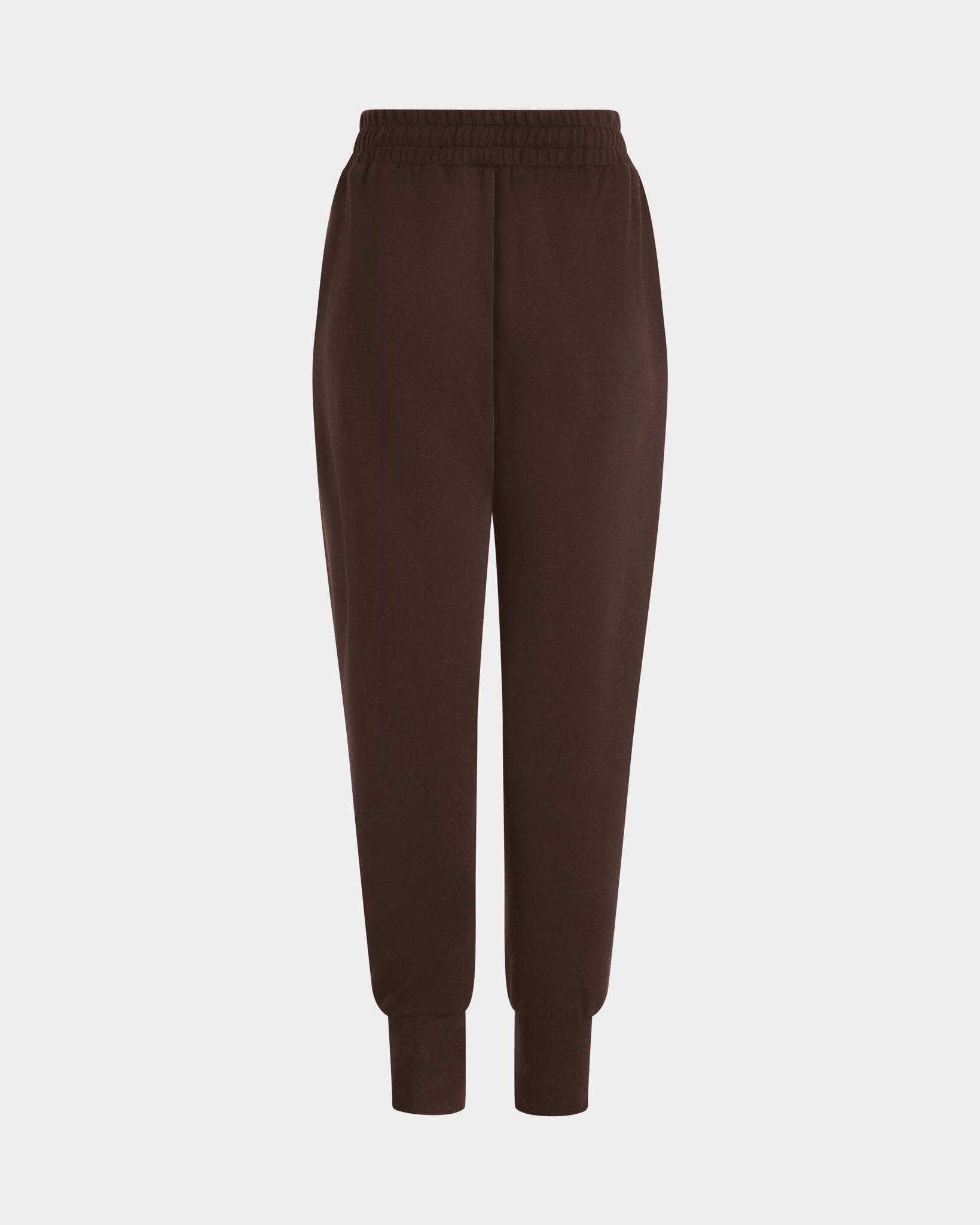 Cuff Leg Pants - Brown