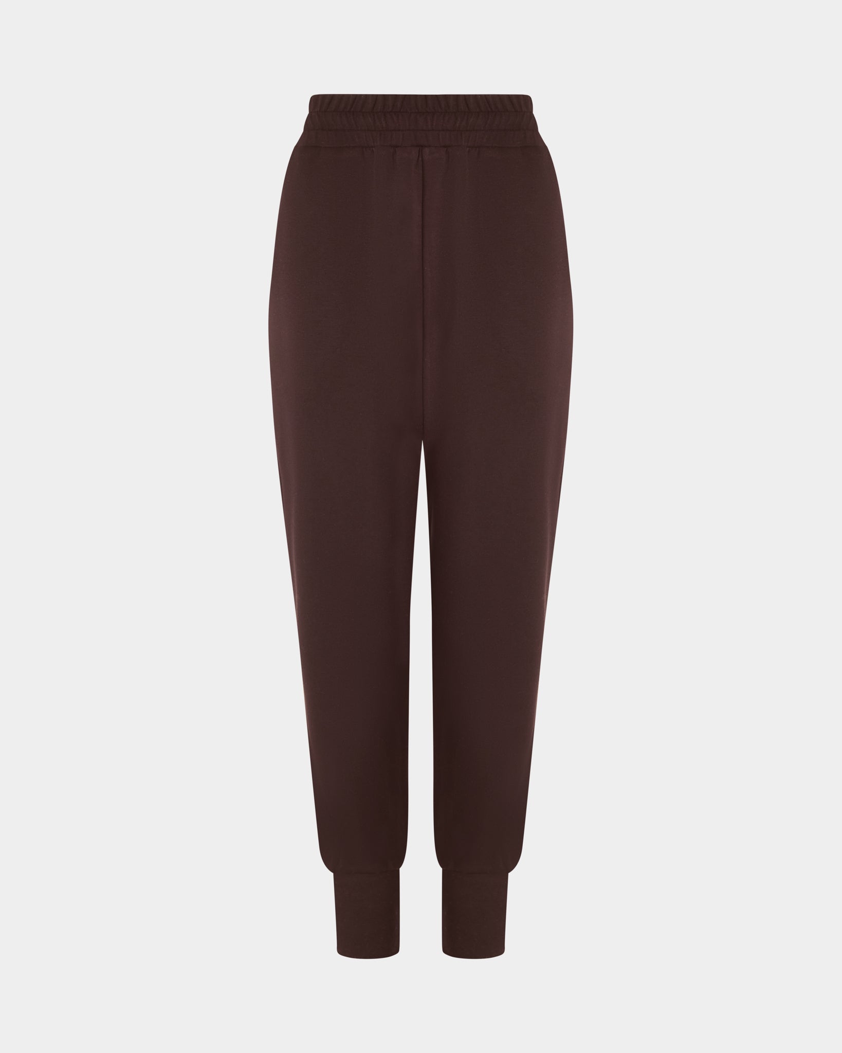 Cuff Leg Pants - Brown