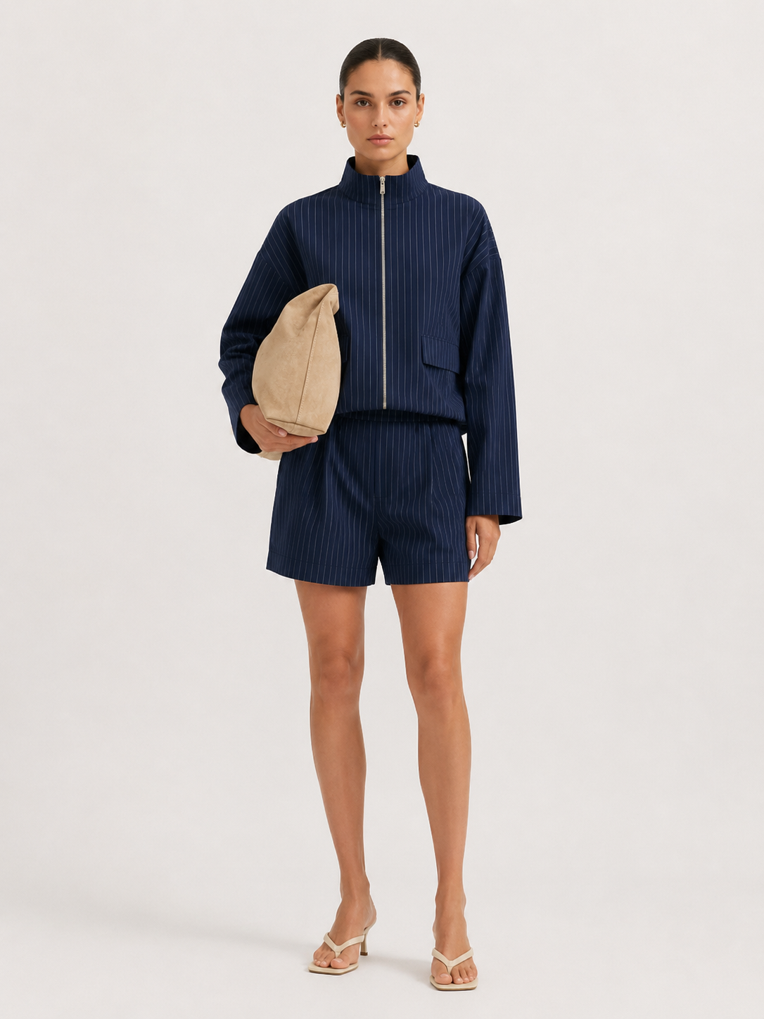 Tailored Track Jacket - Blue