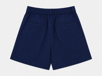 High-Rise Shorts - Blue
