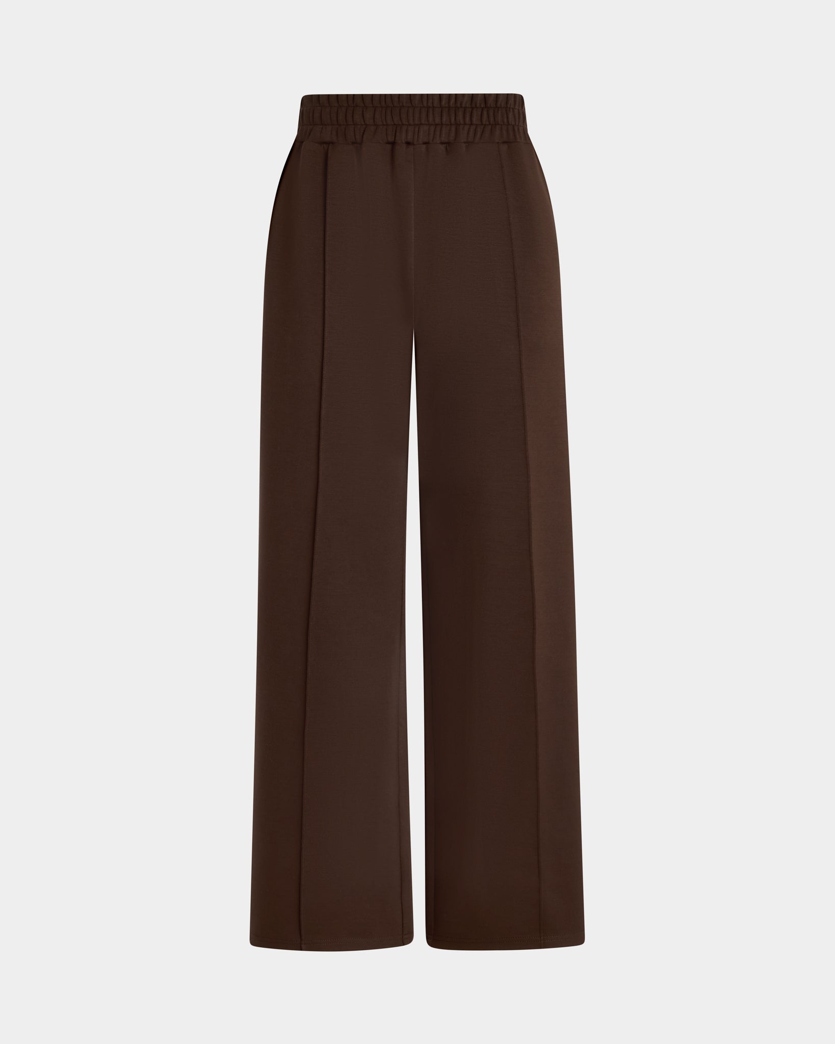 Wide Leg Pants - Brown